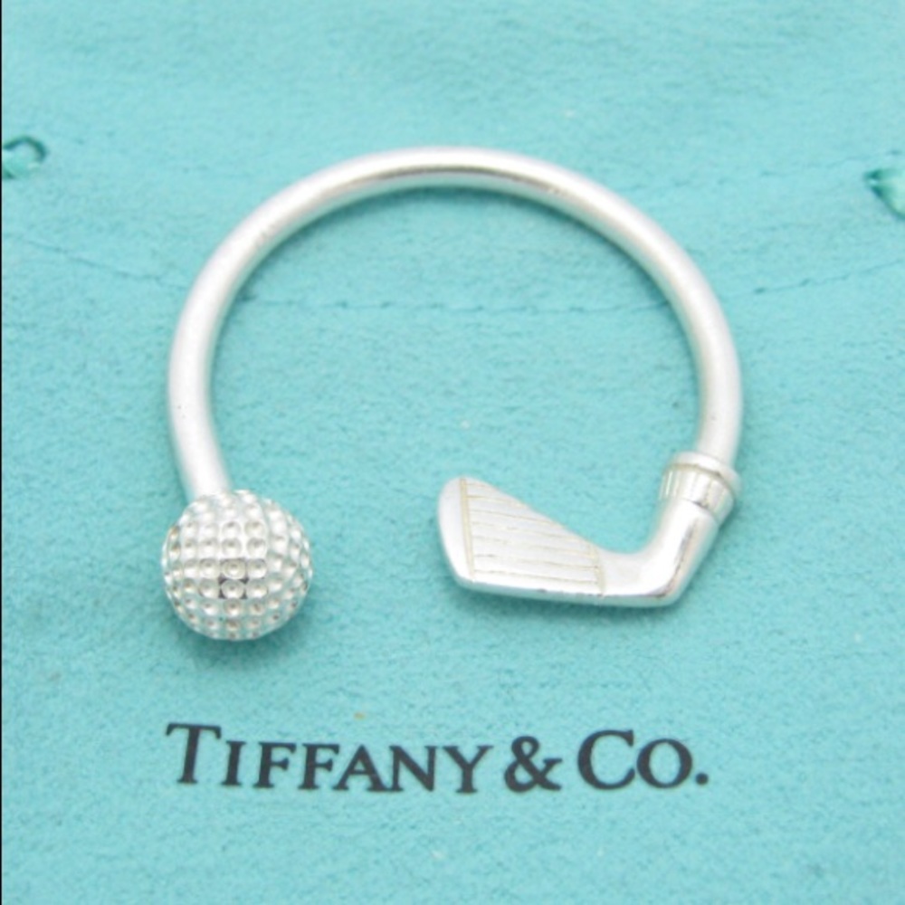 Tiffany & Co. Golf ball key ring